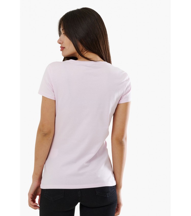 Women T-Shirts - Tops Jersey.Co Pink Cotton LIU JO