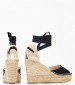 Women Espadrilles Alba50 Black Macarena