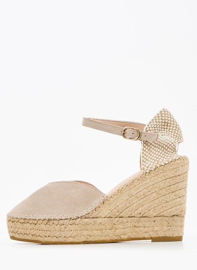 Women Espadrilles Alba6 Beige Buckskin Macarena