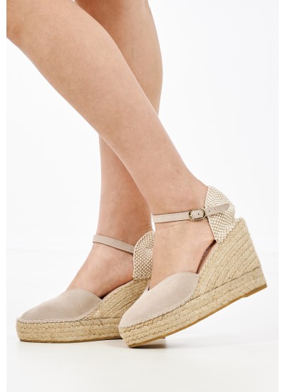 Women Espadrilles Alba6 Beige Buckskin Macarena