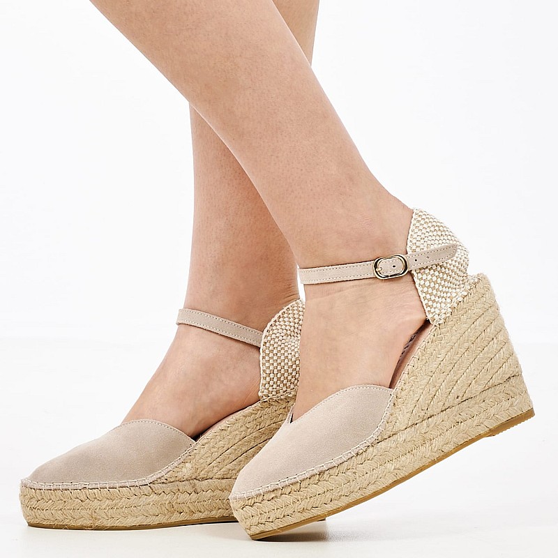 Women Espadrilles Alba6 Beige Buckskin Macarena