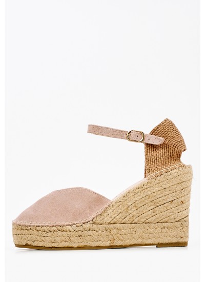 Women Espadrilles Alba6 Nude Buckskin Macarena