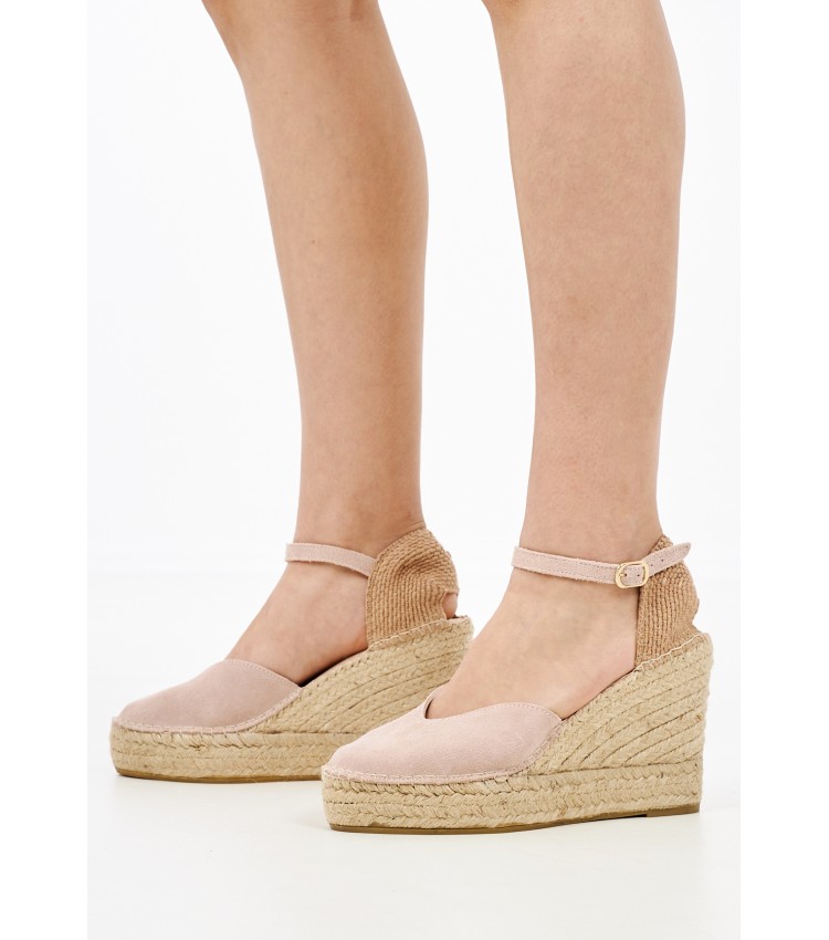 Women Espadrilles Alba6 Nude Buckskin Macarena