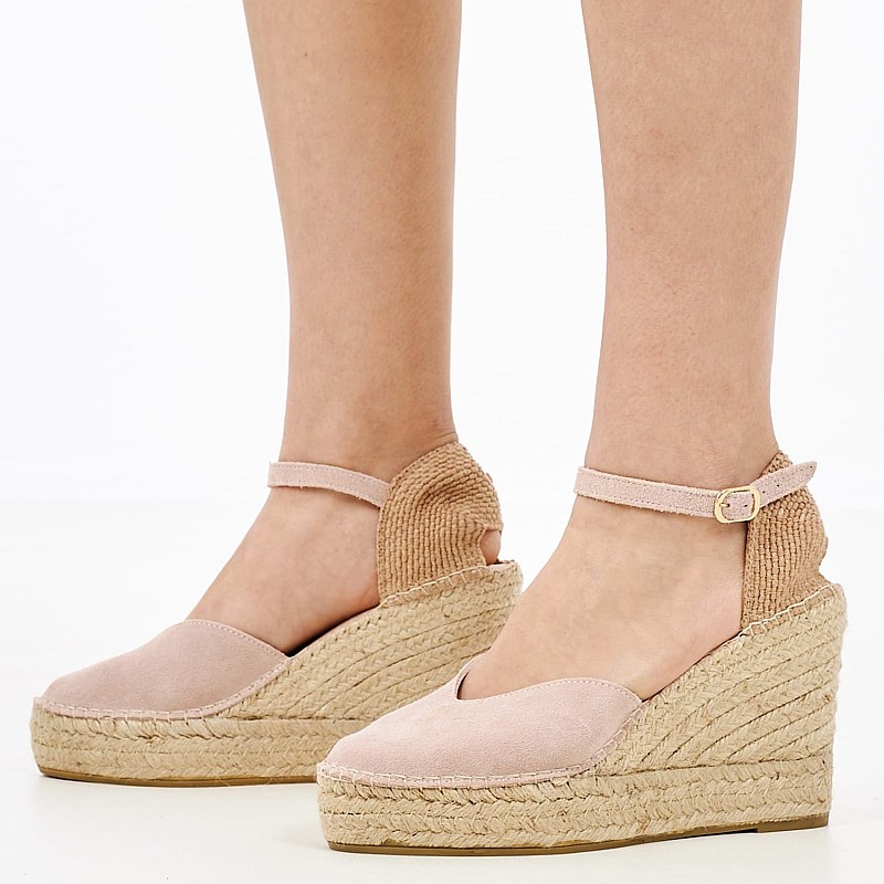 Women Espadrilles Alba6 Nude Buckskin Macarena