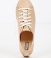Women Casual Shoes WF65082 Gold Fabic Keds