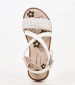 Kids Flip Flops & Sandals Jr.Pami White Leather Lumberjack