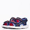Kids Flip Flops & Sandals Spongy.Sandal Blue Fabric Lumberjack