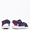 Kids Flip Flops & Sandals Spongy.Sandal Blue Fabric Lumberjack