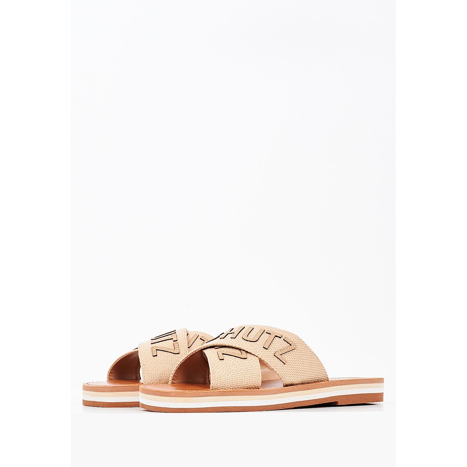 Γυναικεία Flats Salto.Baixo Μπεζ 'Υφασμα Schutz