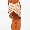 Γυναικεία Flats Salto.Baixo Μπεζ 'Υφασμα Schutz