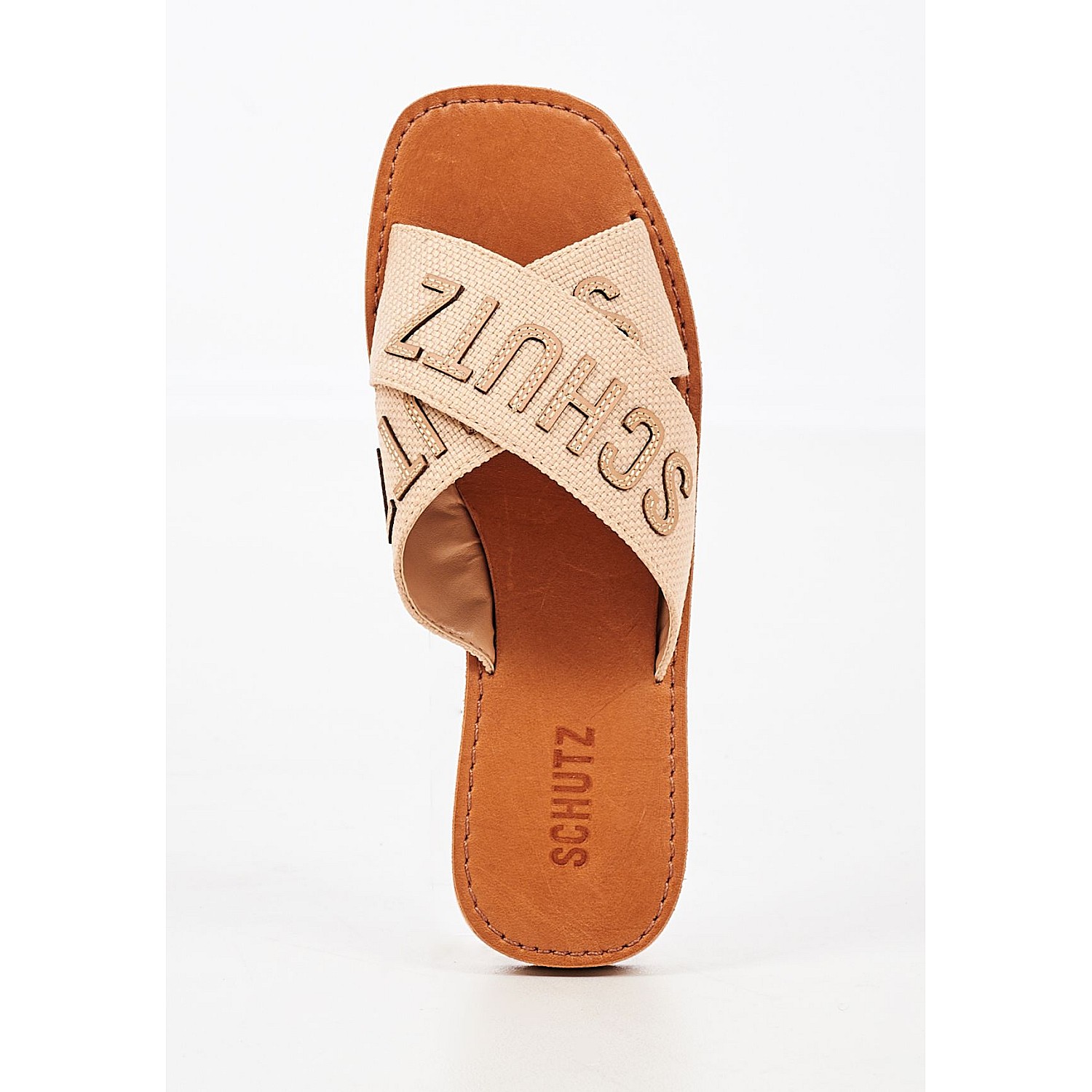 Γυναικεία Flats Salto.Baixo Μπεζ 'Υφασμα Schutz