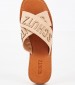 Γυναικεία Flats Salto.Baixo Μπεζ 'Υφασμα Schutz