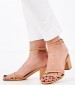 Women Sandals Salto.Medio Beige Leather Schutz