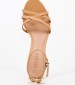 Women Sandals Salto.Medio Beige Leather Schutz