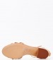 Women Sandals Salto.Medio Beige Leather Schutz