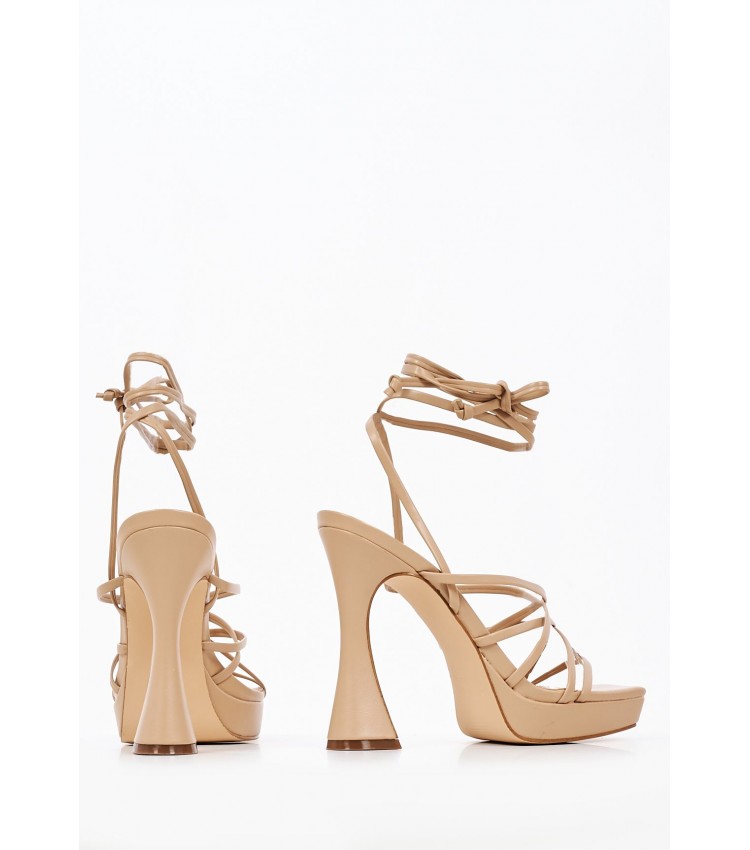 Γυναικεία Πέδιλα Ailey3 Nude ECOleather Nine West