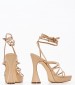 Γυναικεία Πέδιλα Ailey3 Nude ECOleather Nine West