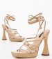 Γυναικεία Πέδιλα Ailey3 Nude ECOleather Nine West