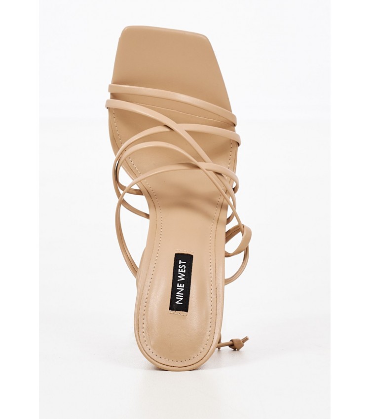 Γυναικεία Πέδιλα Ailey3 Nude ECOleather Nine West