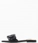 Women Flats Grifa3 Black Eco-Leather Nine West