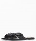 Women Flats Grifa3 Black Eco-Leather Nine West