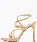 Women Sandals Lexy3 Beige Eco-Leather Nine West