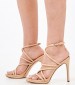 Women Sandals Lexy3 Beige Eco-Leather Nine West