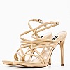 Women Sandals Lexy3 Beige Eco-Leather Nine West Women Sandals Lexy3 Beige Eco-Leather Nine West
