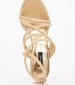 Women Sandals Lexy3 Beige Eco-Leather Nine West