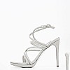 Γυναικεία Πέδιλα Lexy3 Ασημί ECOleather Nine West Γυναικεία Πέδιλα Lexy3 Ασημί ECOleather Nine West