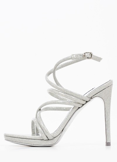 Women Platforms High Dana3 White Eco-Leather Nine West