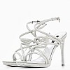 Γυναικεία Πέδιλα Lexy3 Ασημί ECOleather Nine West Γυναικεία Πέδιλα Lexy3 Ασημί ECOleather Nine West