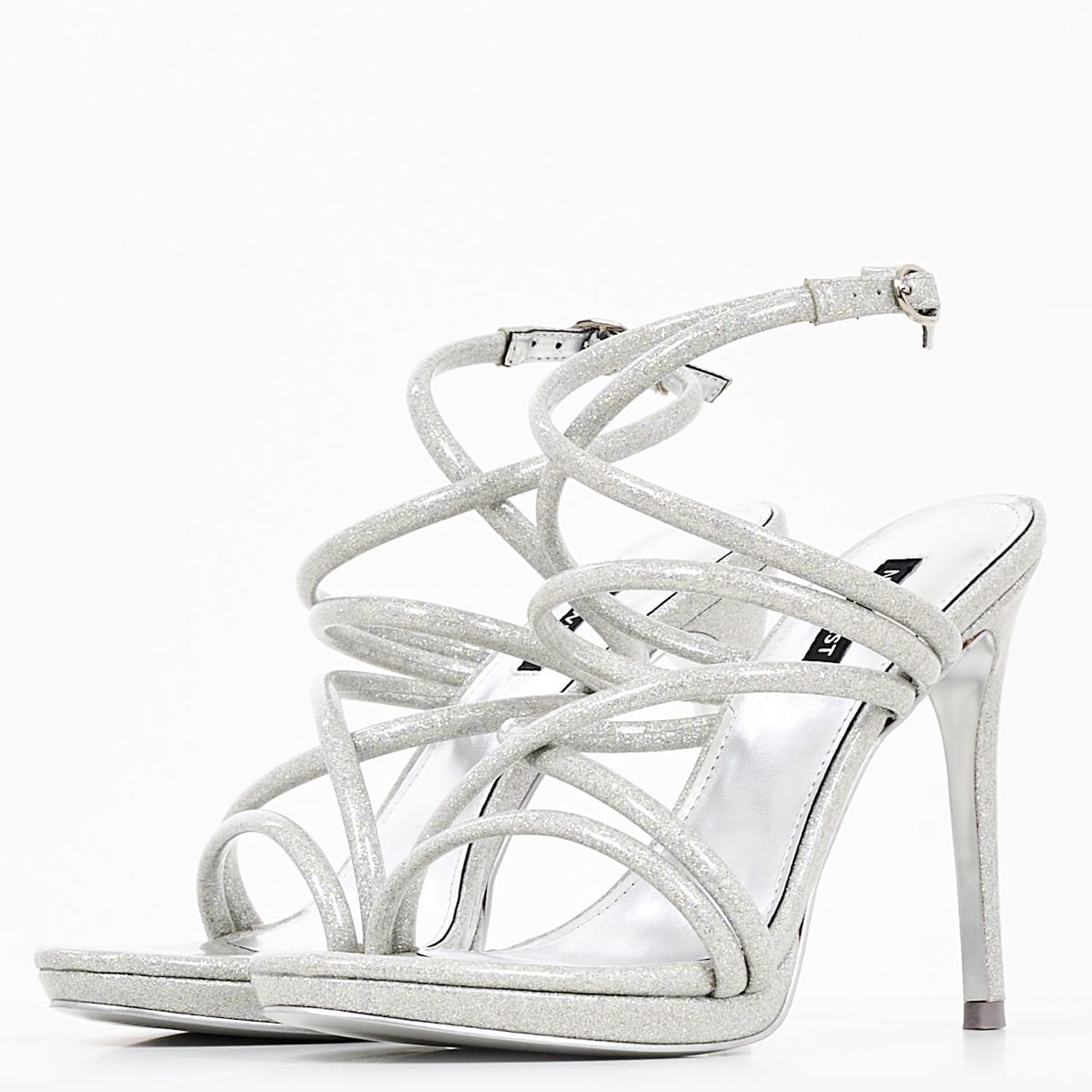 Γυναικεία Πέδιλα Lexy3 Ασημί ECOleather Nine West Γυναικεία Πέδιλα Lexy3 Ασημί ECOleather Nine West