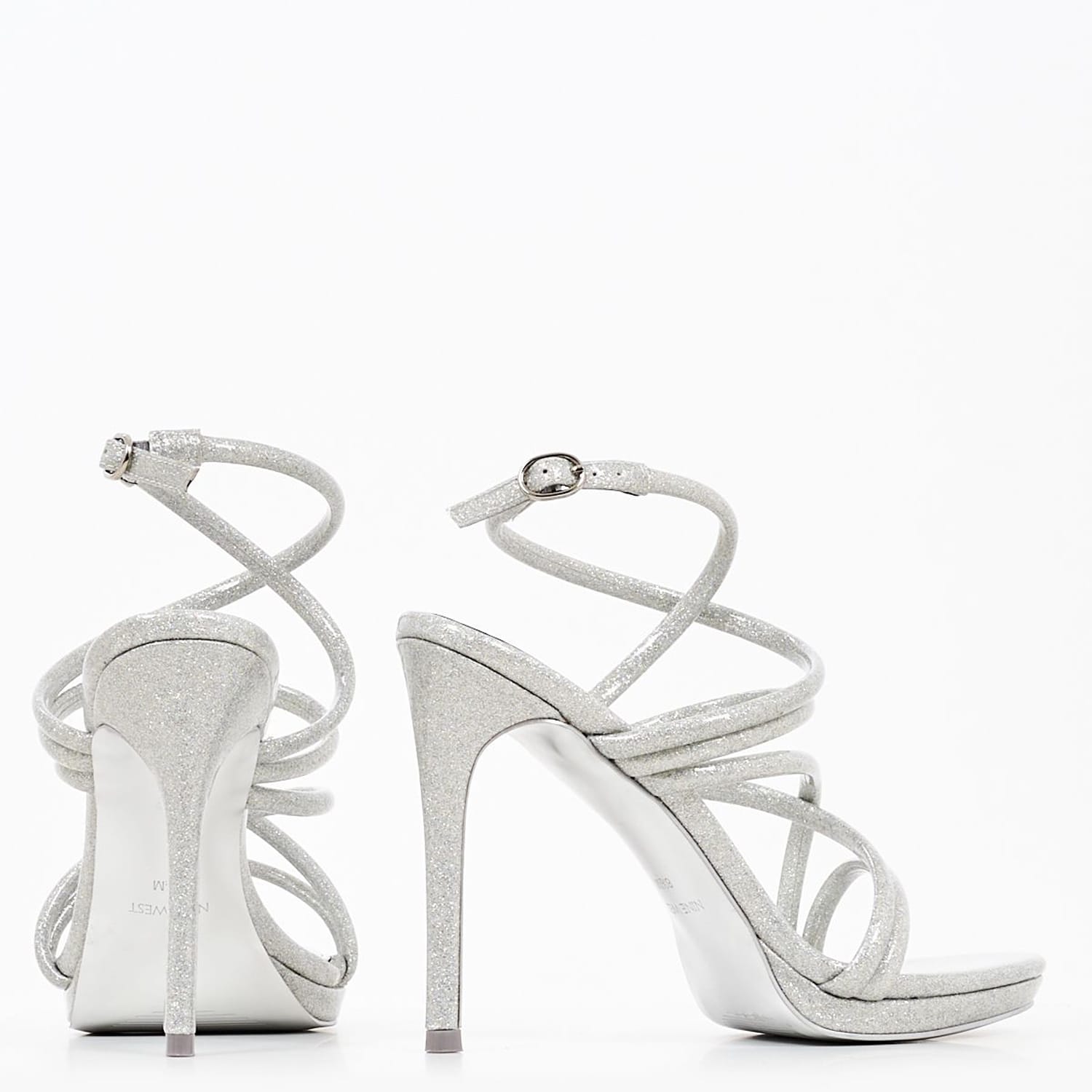 Γυναικεία Πέδιλα Lexy3 Ασημί ECOleather Nine West Γυναικεία Πέδιλα Lexy3 Ασημί ECOleather Nine West