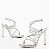 Γυναικεία Πέδιλα Lexy3 Ασημί ECOleather Nine West Γυναικεία Πέδιλα Lexy3 Ασημί ECOleather Nine West