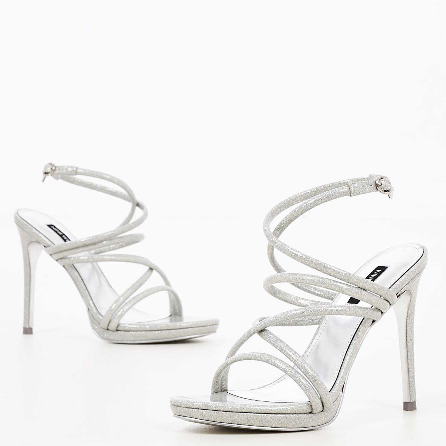 Γυναικεία Πέδιλα Lexy3 Ασημί ECOleather Nine West Γυναικεία Πέδιλα Lexy3 Ασημί ECOleather Nine West