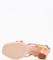 Women Sandals 92.802 Orange Leather MAKIS KOTRIS