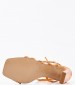 Women Sandals 96.800 Orange Leather MAKIS KOTRIS