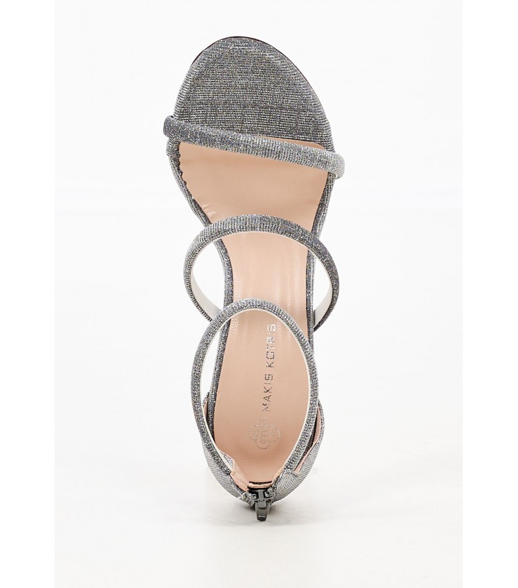 Women Sandals 99.100 Silver MAKIS KOTRIS