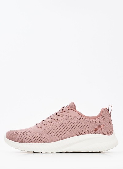 Γυναικεία Παπούτσια Casual 12606 Μπορντό Ύφασμα Skechers