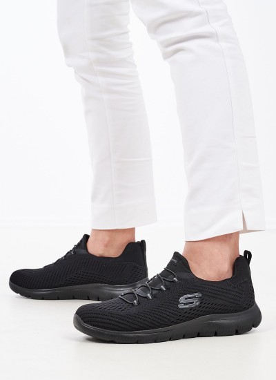 Γυναικεία Παπούτσια Casual 12606 Μπορντό Ύφασμα Skechers