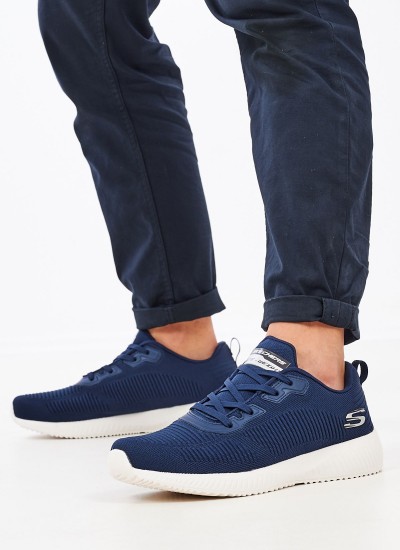 Γυναικεία Παπούτσια Casual 117209 Ροζ Ύφασμα Skechers