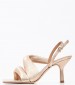 Women Sandals Madison Gold Leather Ash