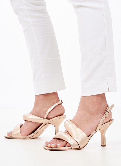 Women Sandals 2241.81873L Beige Leather Mortoglou