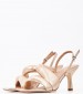 Women Sandals Madison Gold Leather Ash