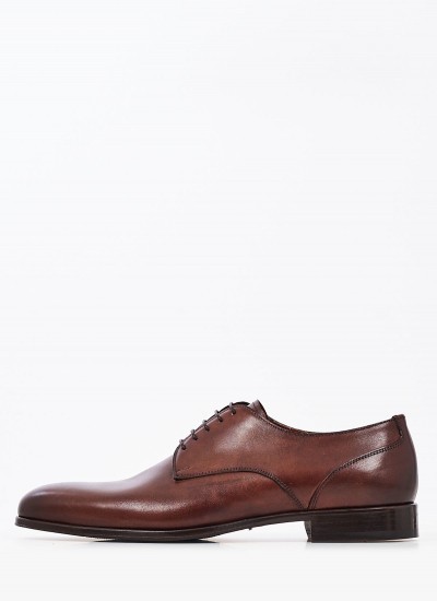 Men Shoes 4210 Brown Leather Perlamoda