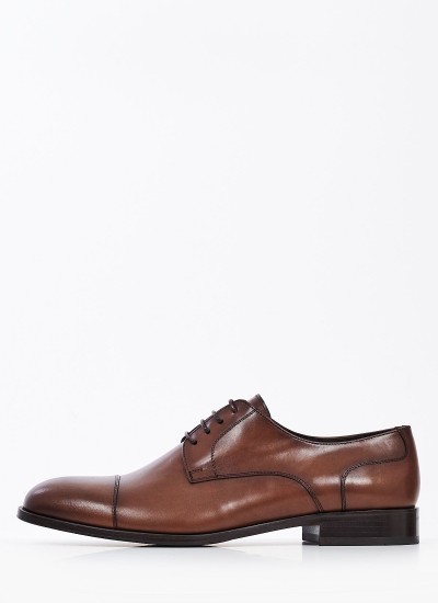 Men Shoes 3944.P Brown Leather Perlamoda