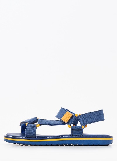 Kids Flip Flops & Sandals Flumek Blue ECOleather Mood