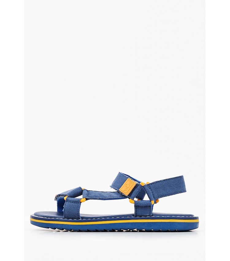 Kids Flip Flops & Sandals Flumek Blue ECOleather Mood