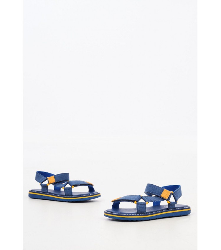 Kids Flip Flops & Sandals Flumek Blue ECOleather Mood